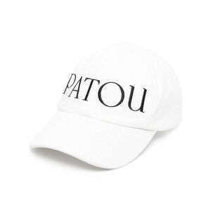 PATOU Embroidered Logo Baseball Cap Women WHITE Caps & Hats
